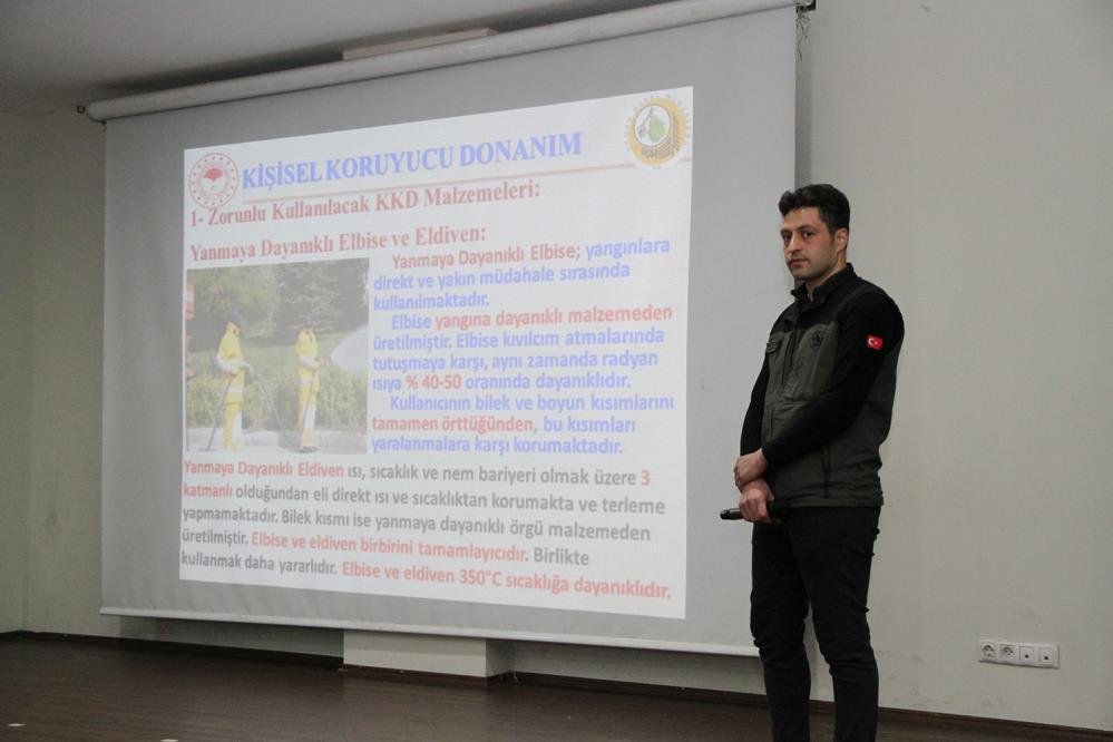 Kula'da yangın riski azaltma planı masaya yatırıldı-2