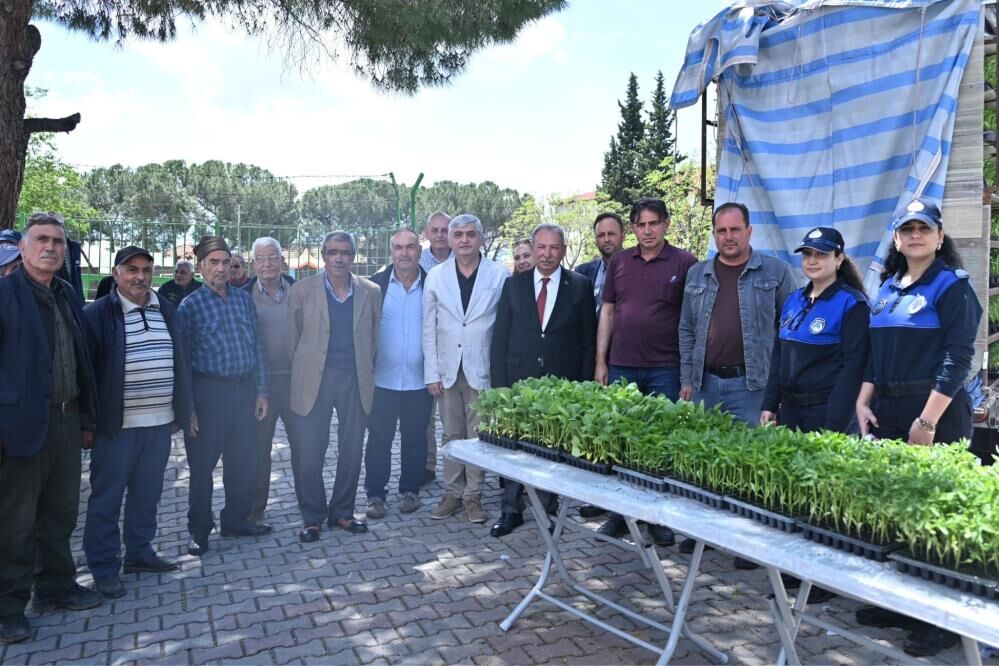 Manisa Büyükşehir’den kırsala dev fide desteği-1