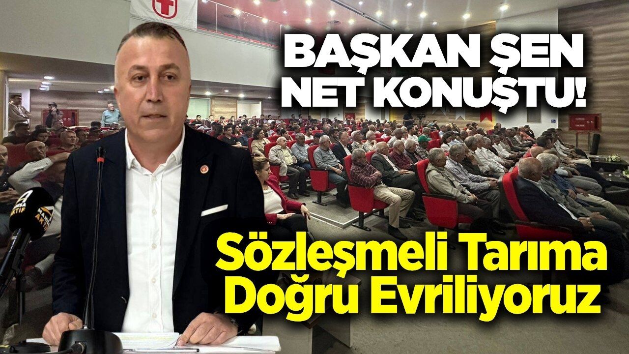 Başkan Şen'den Alaşehir’de üzüm sektörüne kritik uyarı