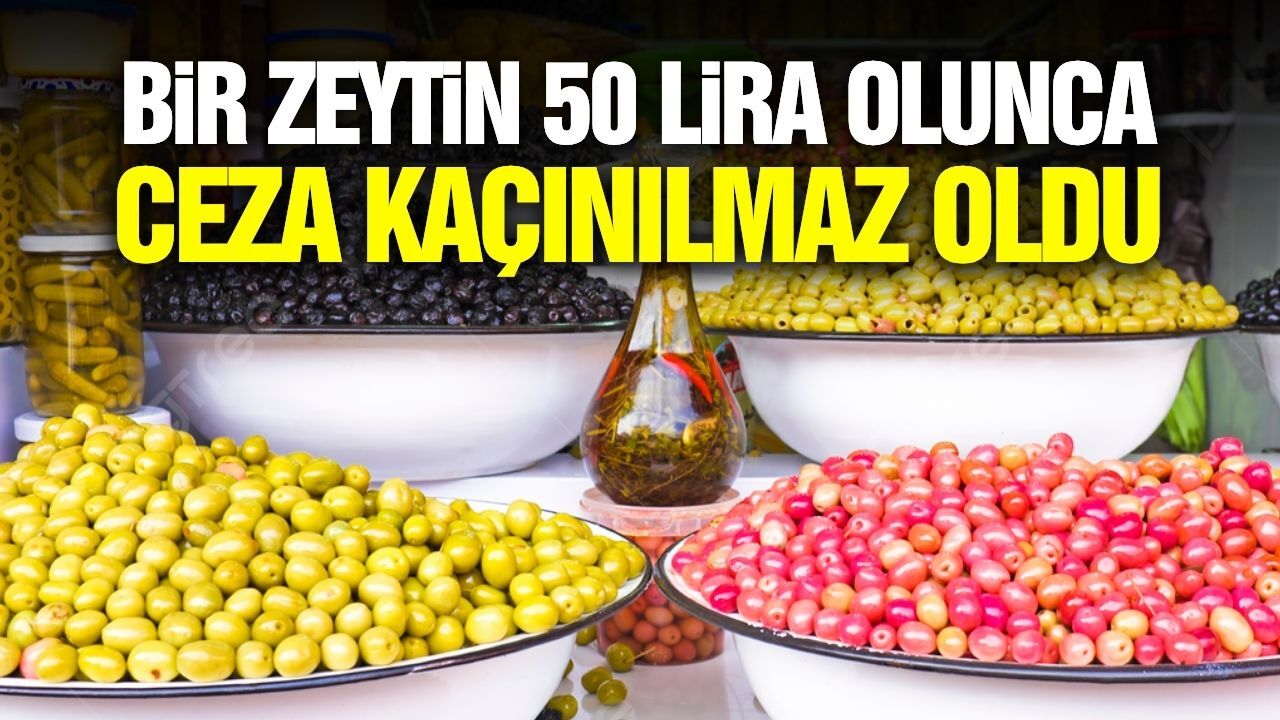 Zeytinin tanesi 50 lira olunca bakanlık sessiz kalmadı!