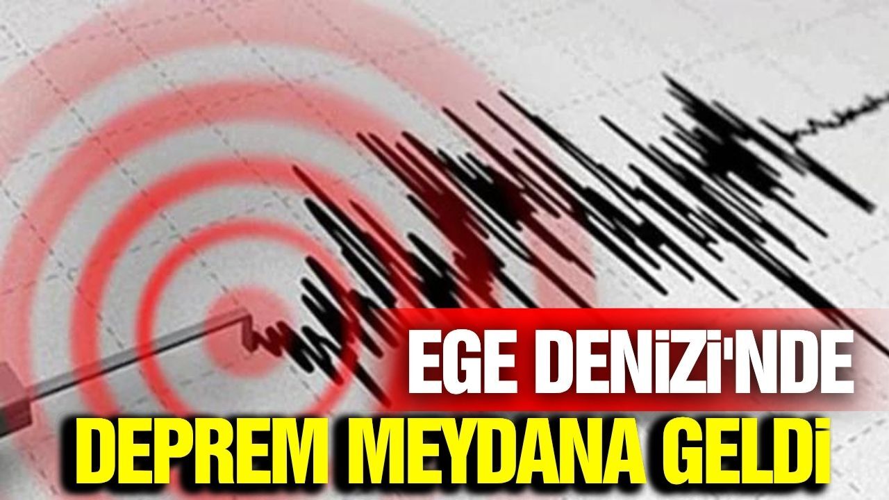 Ege'de deprem: 3.5 büyüklüğünde sarsıntı