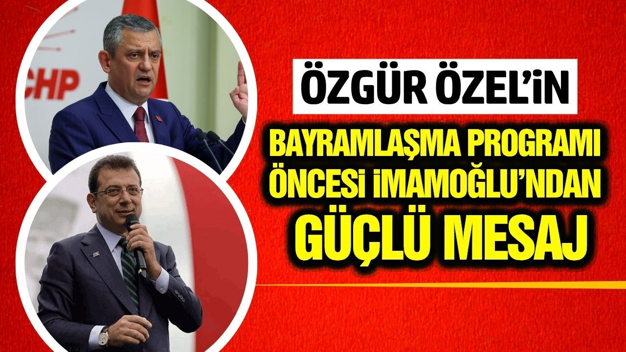 Ekrem İmamoğlu'ndan Özgür Özele destek çağrısı