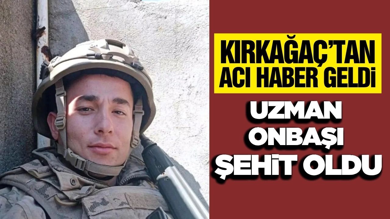 Jandarma Uzman Onbaşı Ahmet Can Sayla Şehit oldu