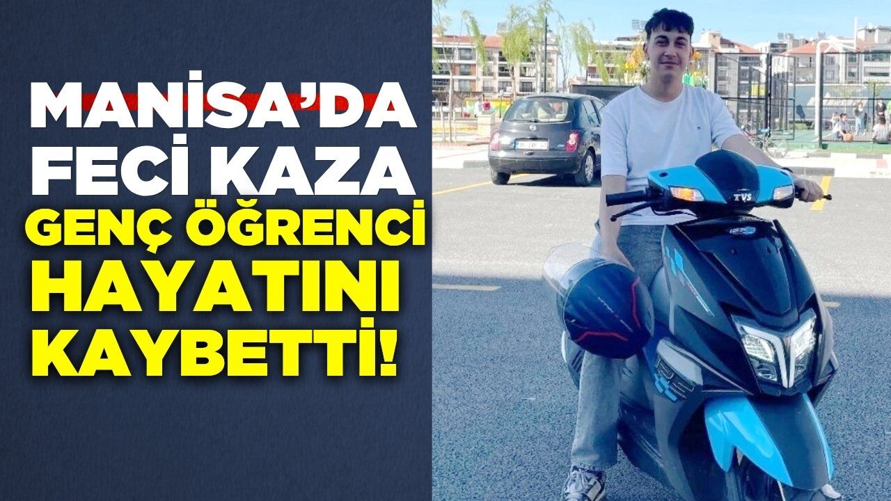 Manisa'da otomobil ve motosiklet çarpıştı: 1 ölü