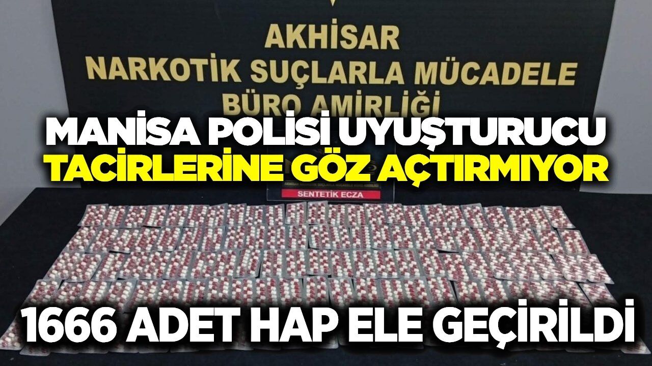 Manisa’da uyuşturucu operasyonu: 1 gözaltı