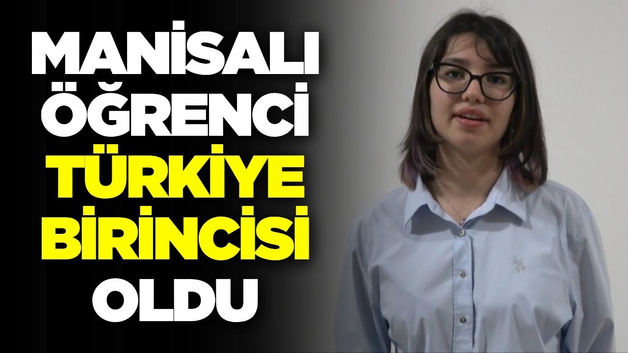Manisalı lise öğrencisinden büyük başarı