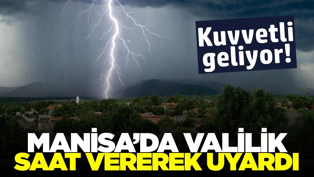 Manisalı vatandaşlar için önemli uyarı yapıldı