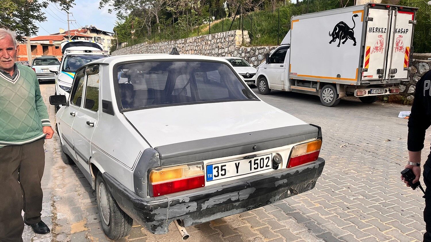 Otomobil Ile Motosiklet Çarpıştı (2)