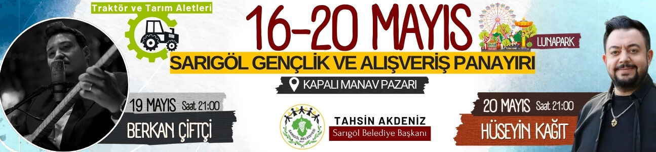 Sarigöl Gençlik Ve Alisveris Panayir Banner