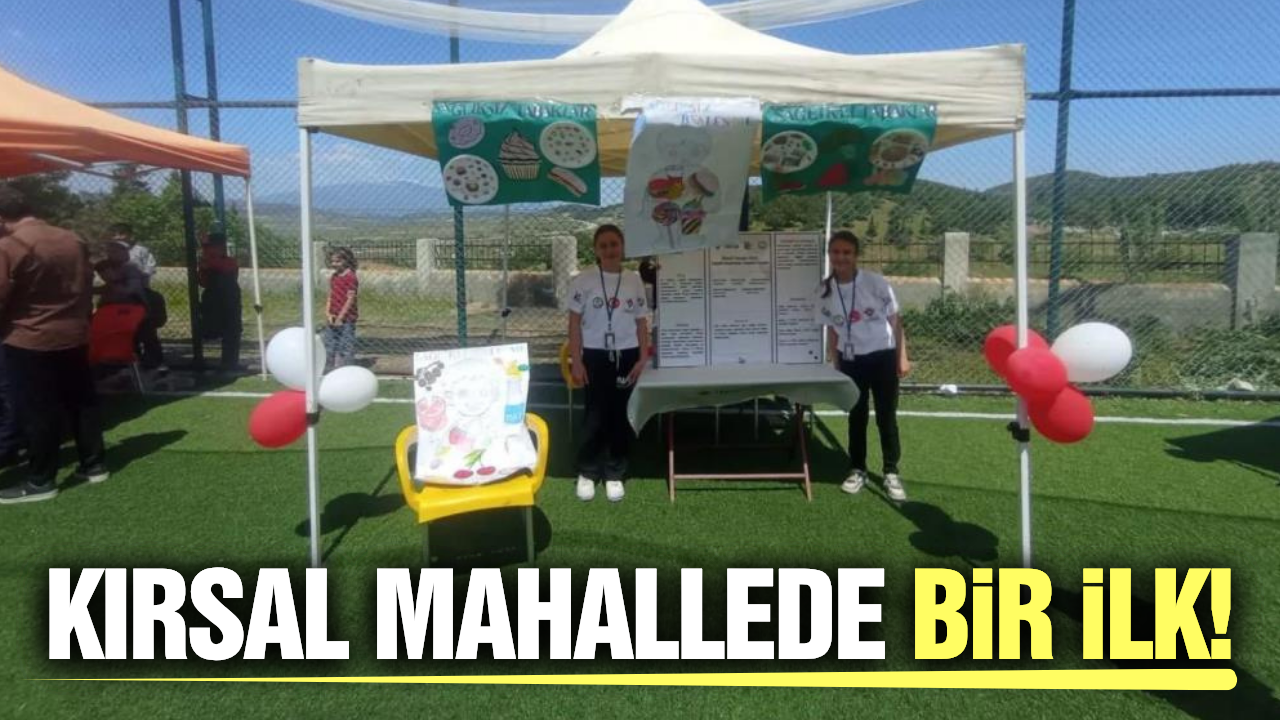 Sarıgöl'ün kırsal mahallesi'nde bilim şöleni!