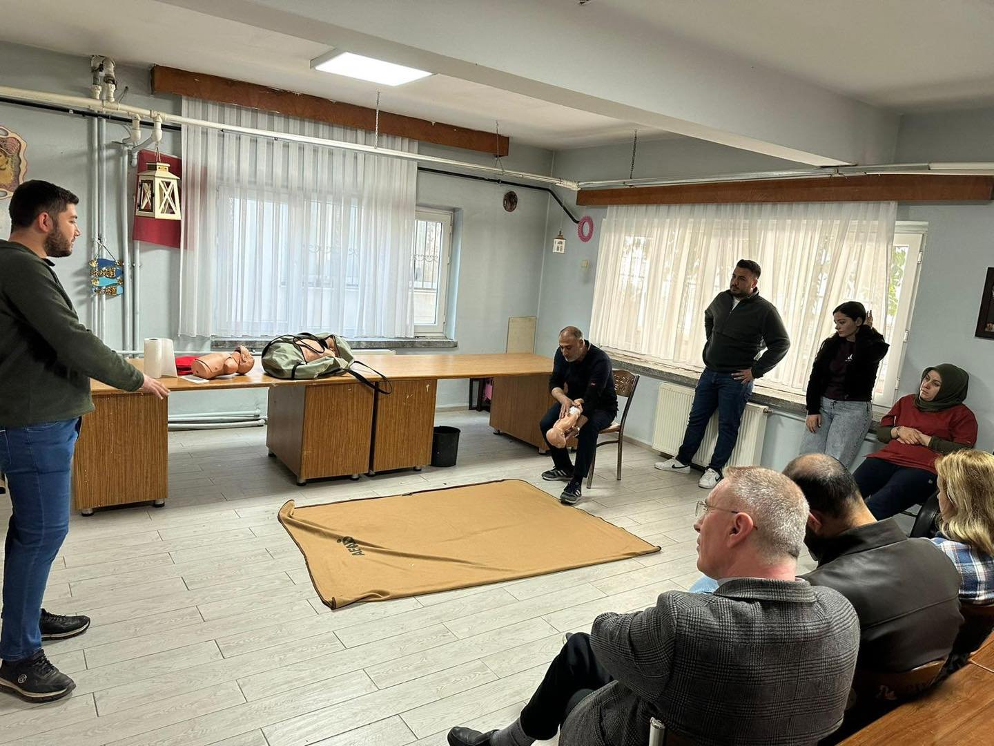 Turgutlu Huzurevinde Personele Ilk Yardım (1)