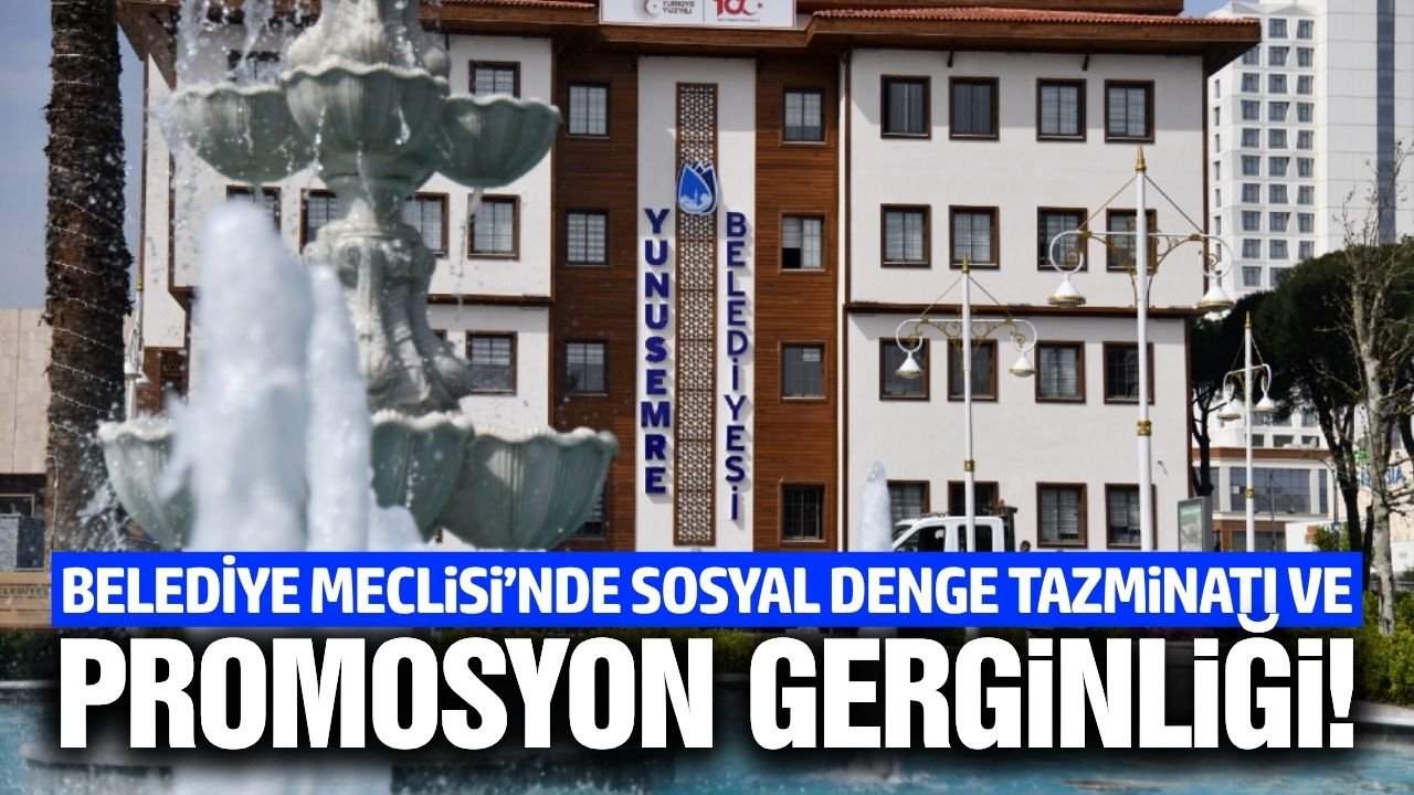 Yunusemre Belediye Meclisi'nde gerginlik!