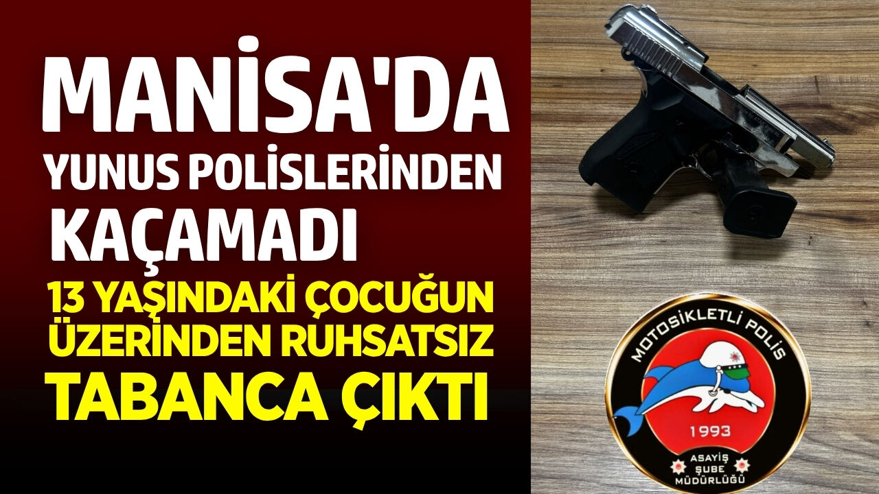 Manisa'da Yunus Timlerinden kaçamadı: Çocuk Şube Müdürlüğüne Teslim Edildi