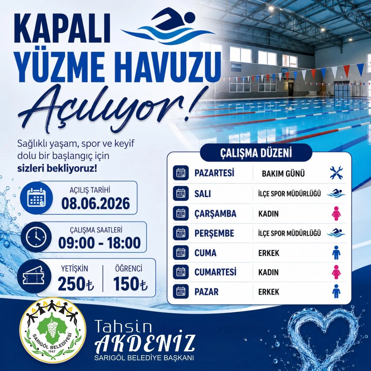 Sarıgöl'de 'Kapalı Yüzme Havuzu' yeniden faaliyete geçiyor-.2.1