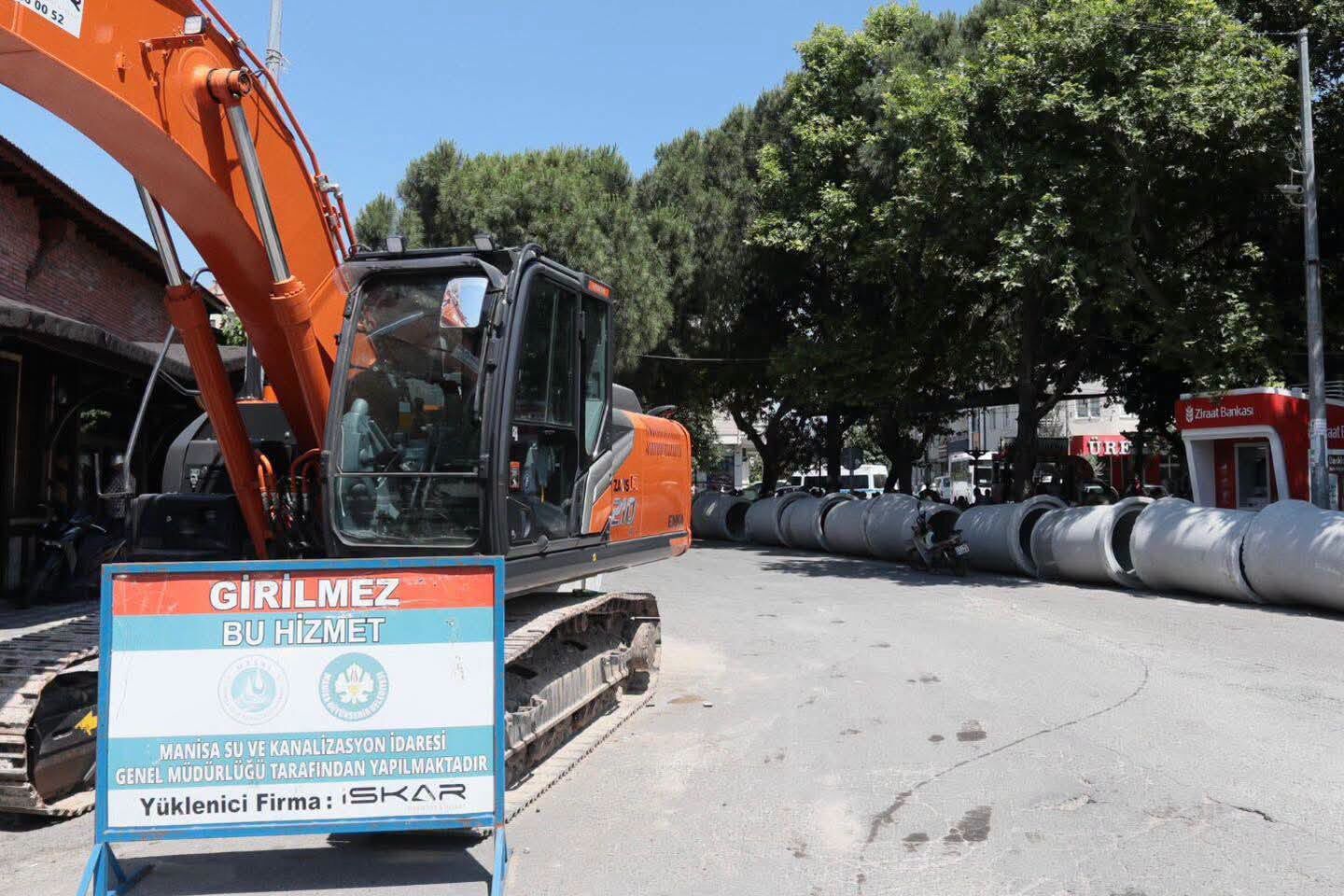 Manisa Büyükşehir’den Akhisar’a Altyapı Yatırımı