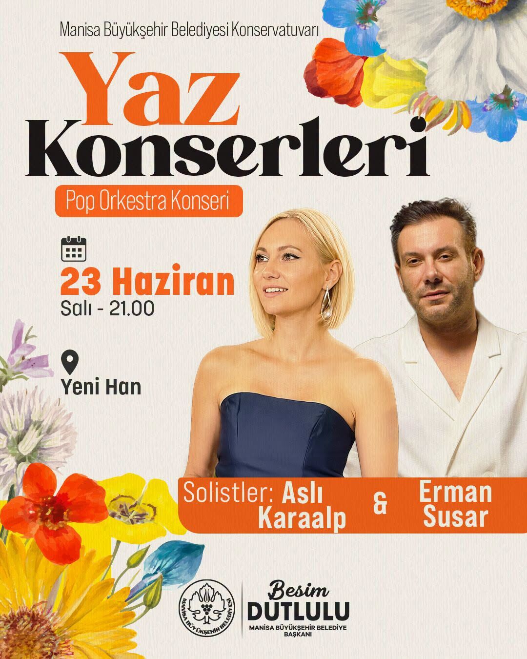 Manisa'da Yaz Konserleri Coşkusu: Pop Orkestrası Sahne Alıyor
