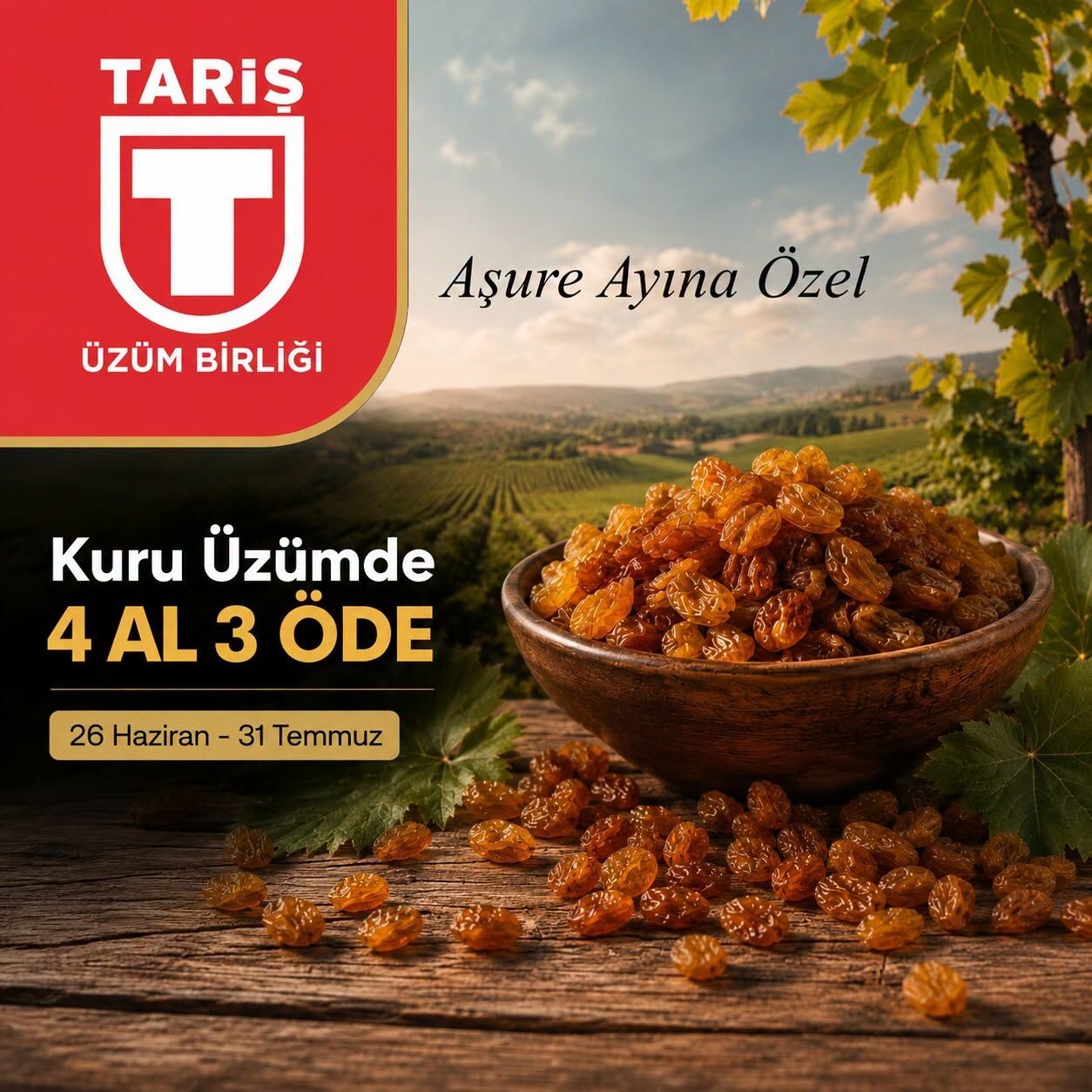 TARİŞ'ten Aşure Ayına Özel '4 Al 3 Öde' Kampanyası-.1