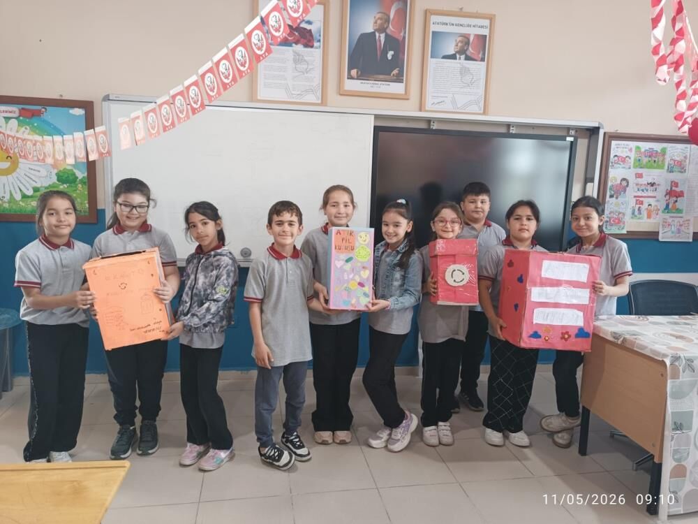 Sarıgöllü minikler çevre için kolları sıvadı!-1
