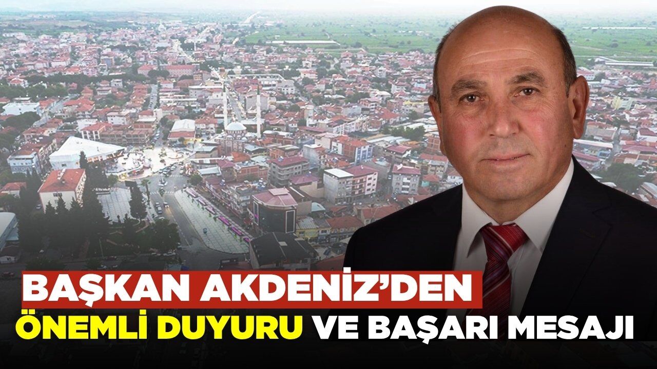 Başkan Akdeniz'den YKS adaylarına moral mesajı
