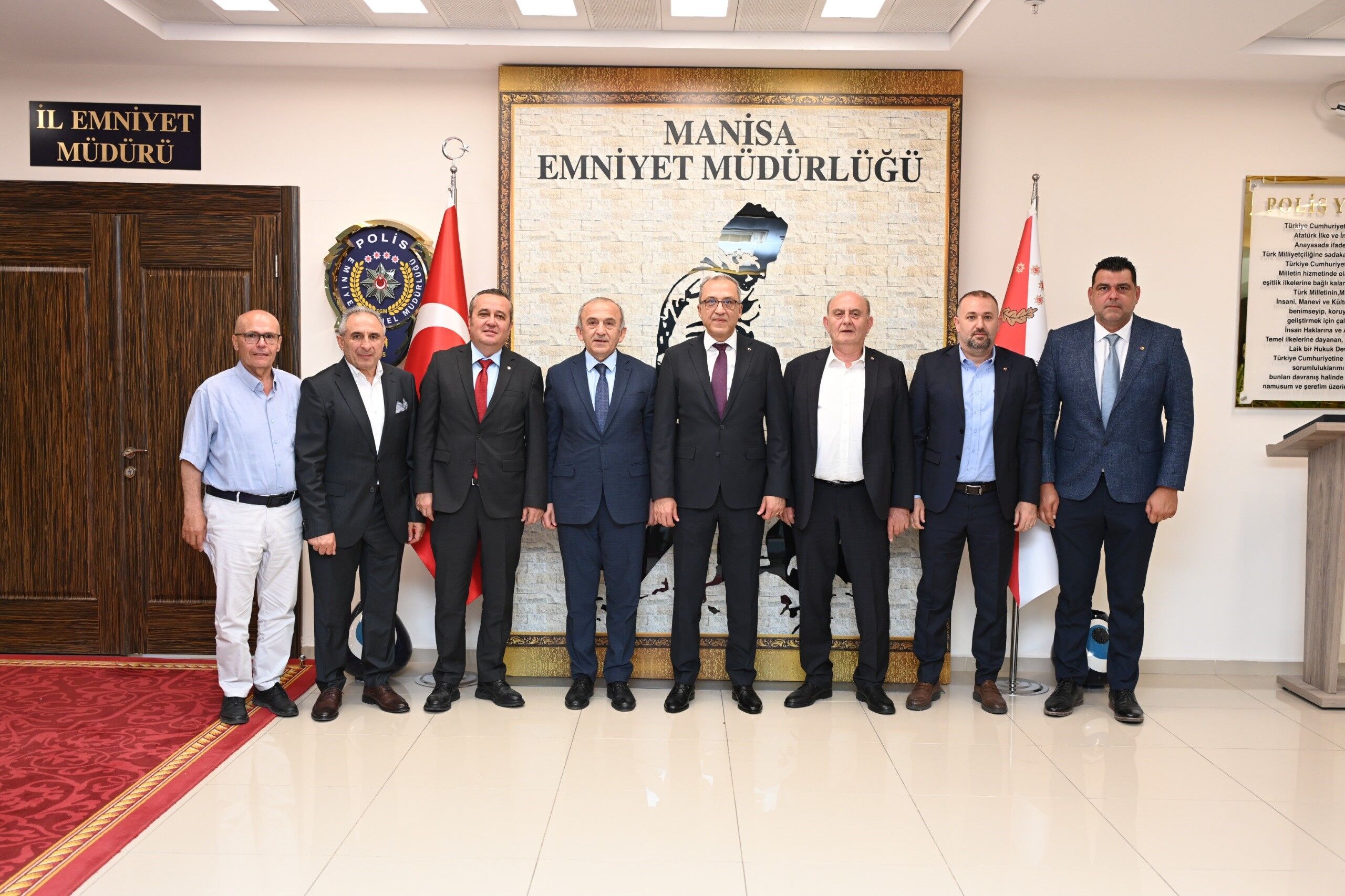 Başkan Yılmaz'dan İl Emniyet Müdürü Karayel'e Ziyaret! (2)