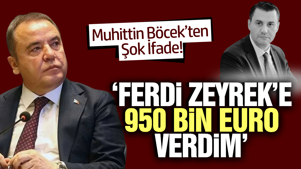 Muhittin Böcek'ten yeni ifade: Bu kez Ferdi Zeyrek'i işaret etti!