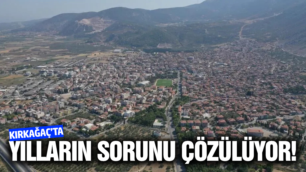 Kırkağaç’ta çevre ve ulaşımı rahatlatan çalışma!