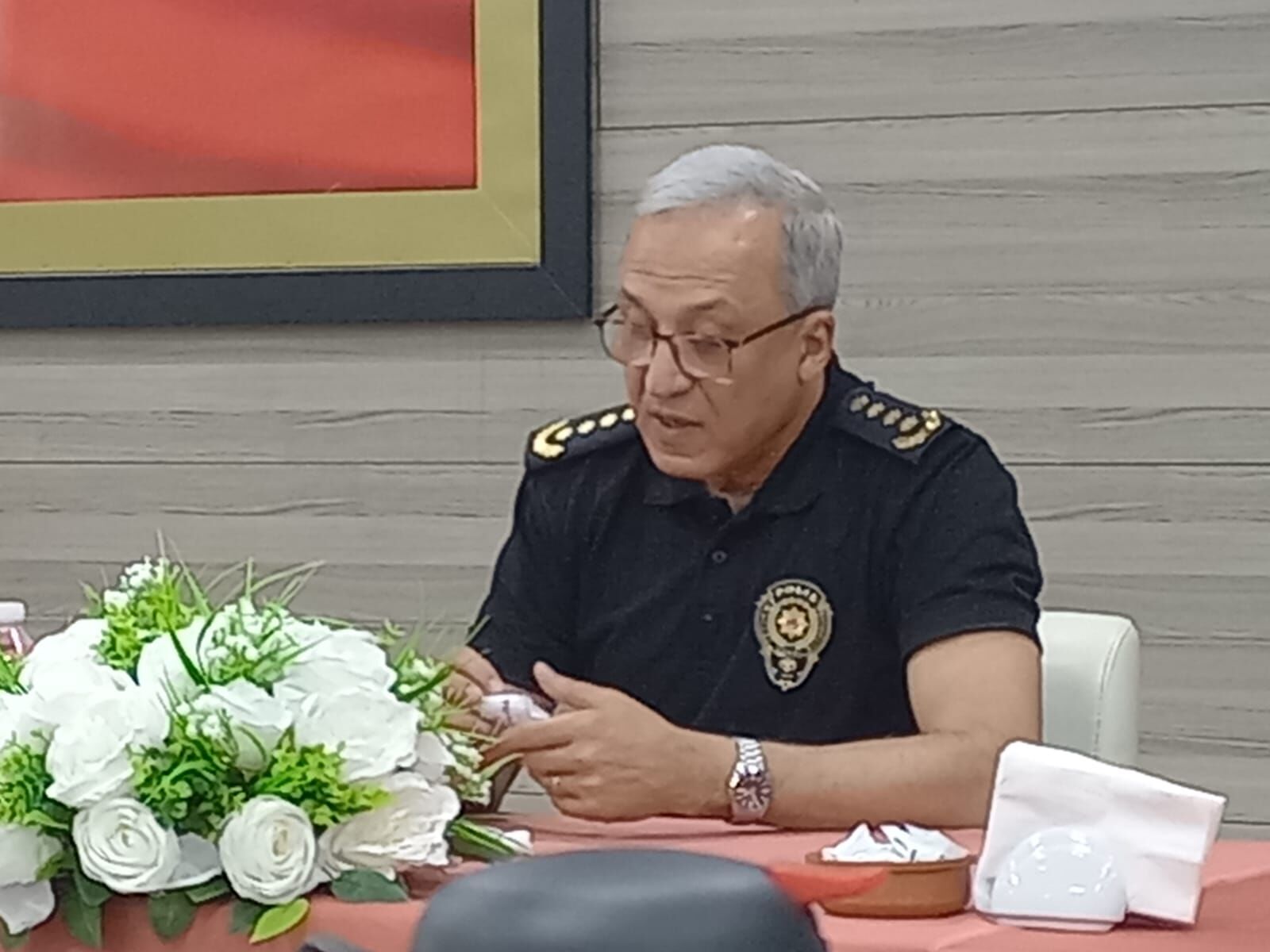 Manisa Emniyet Müdürü Adnan Karayel Manisa Basınıyla Polis Evinde Tanisma Yemeğinde Bukisstu (8)