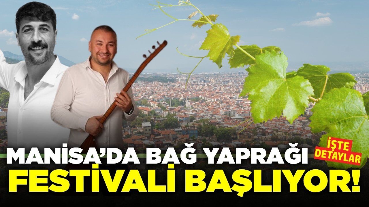 Manisa'da bağ yaprağı festivali başlıyor!