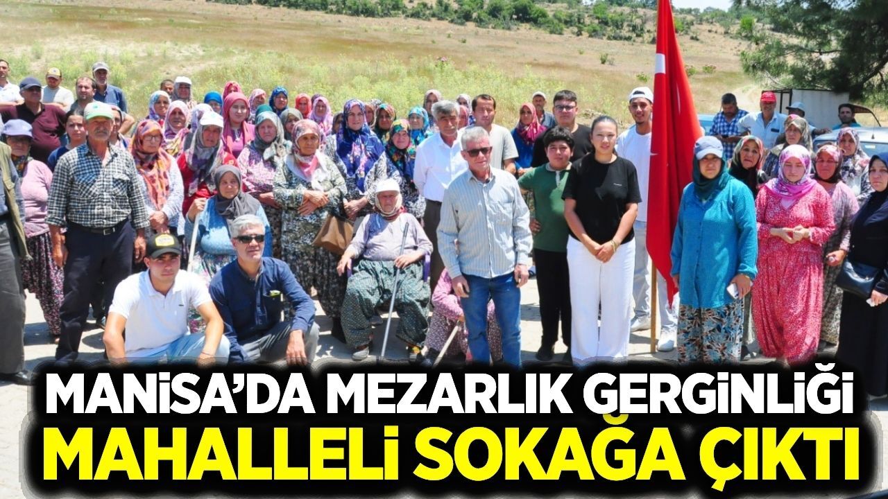 Manisa ayağa kalktı: Mezarlık projesine tepki büyüyor