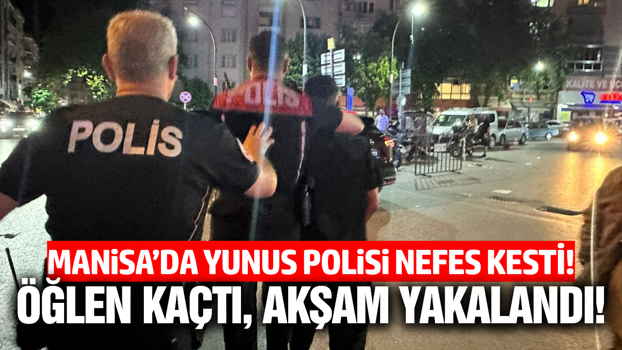 Manisa'da yunus polislerinden nefes kesen operasyon!