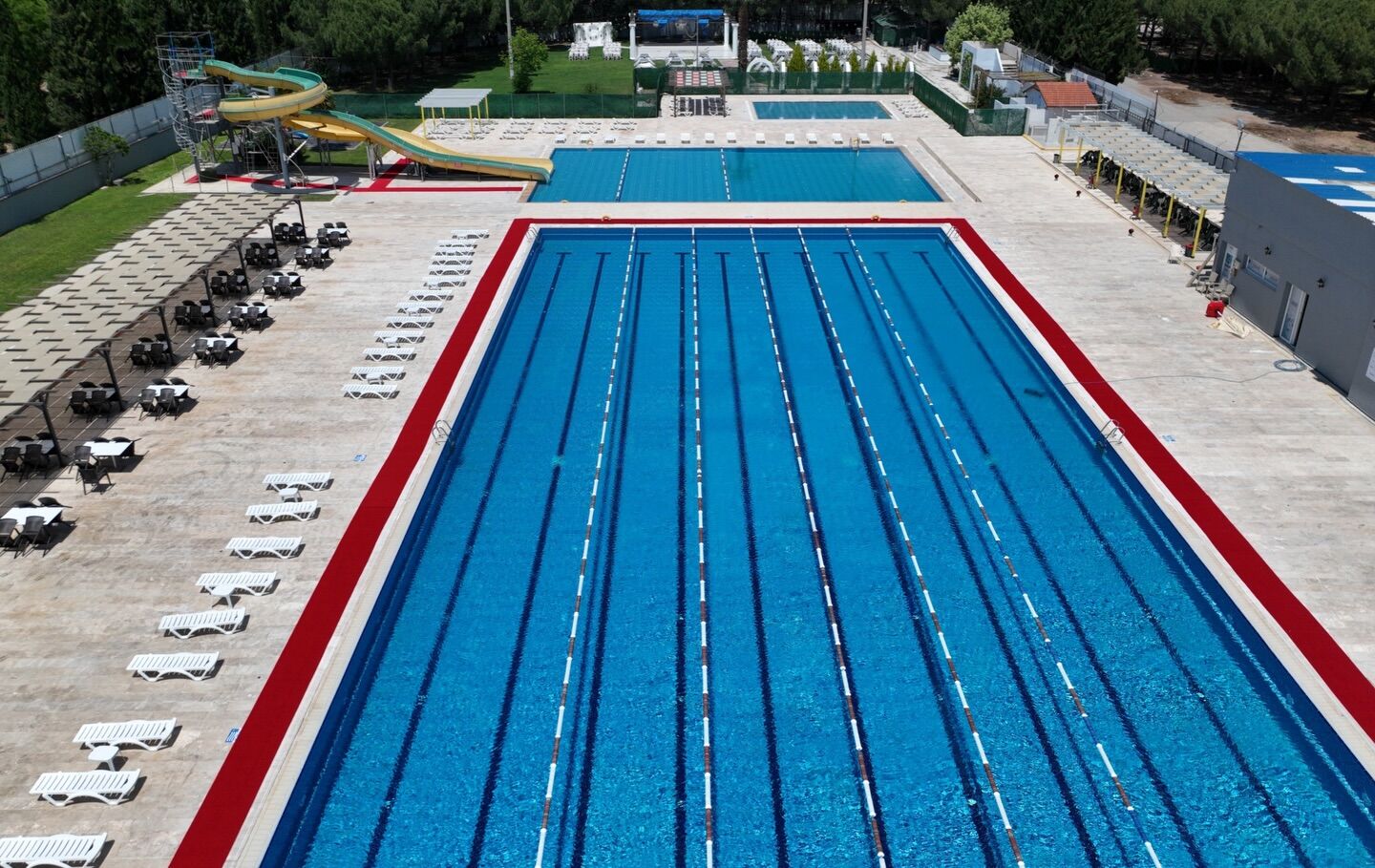 Manisa'nın Ilçesinde Olimpik Yüzme Havuzu Kapılarını Açıyor! (3)