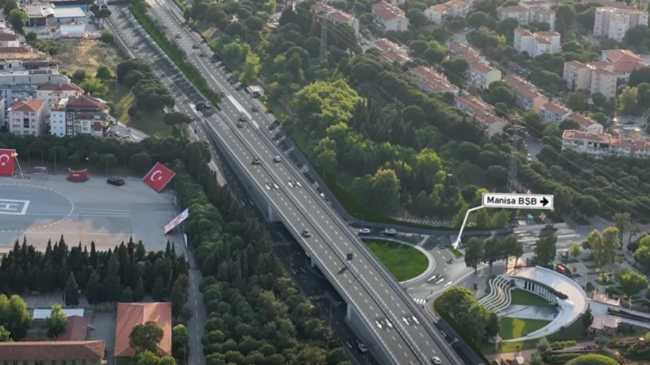 Manisa'nın Trafiğine Nefes Aldıracak Dev Proje Başlıyor! (1)