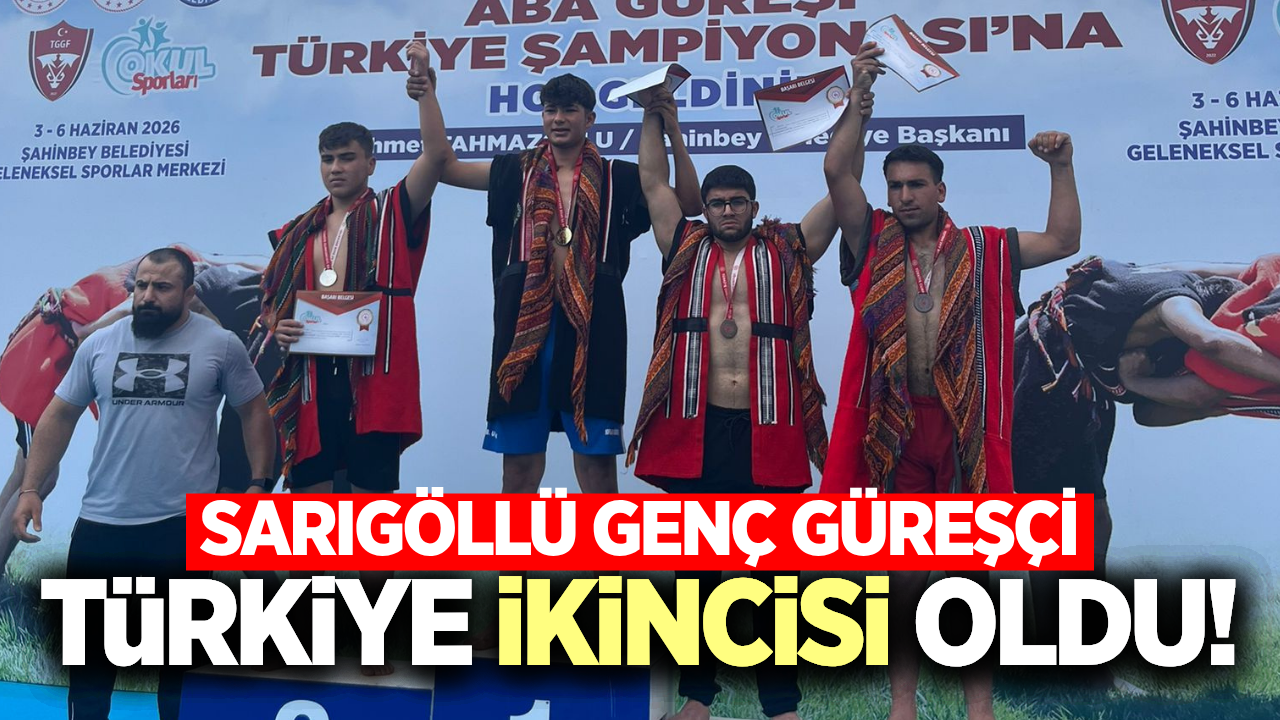Sarıgöllü genç yetenekten Türkiye derecesi!