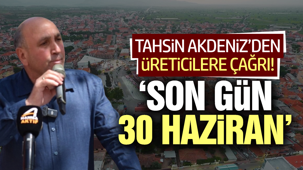 Büyükşehir'in katkıları ile Sarıgöl çiftçisine destek! Başkan Akdeniz duyurdu