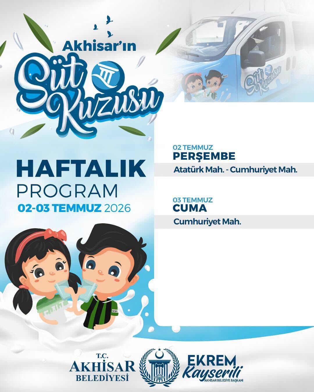 Akhisar’da Süt Kuzusu Dağıtımı Başlıyor