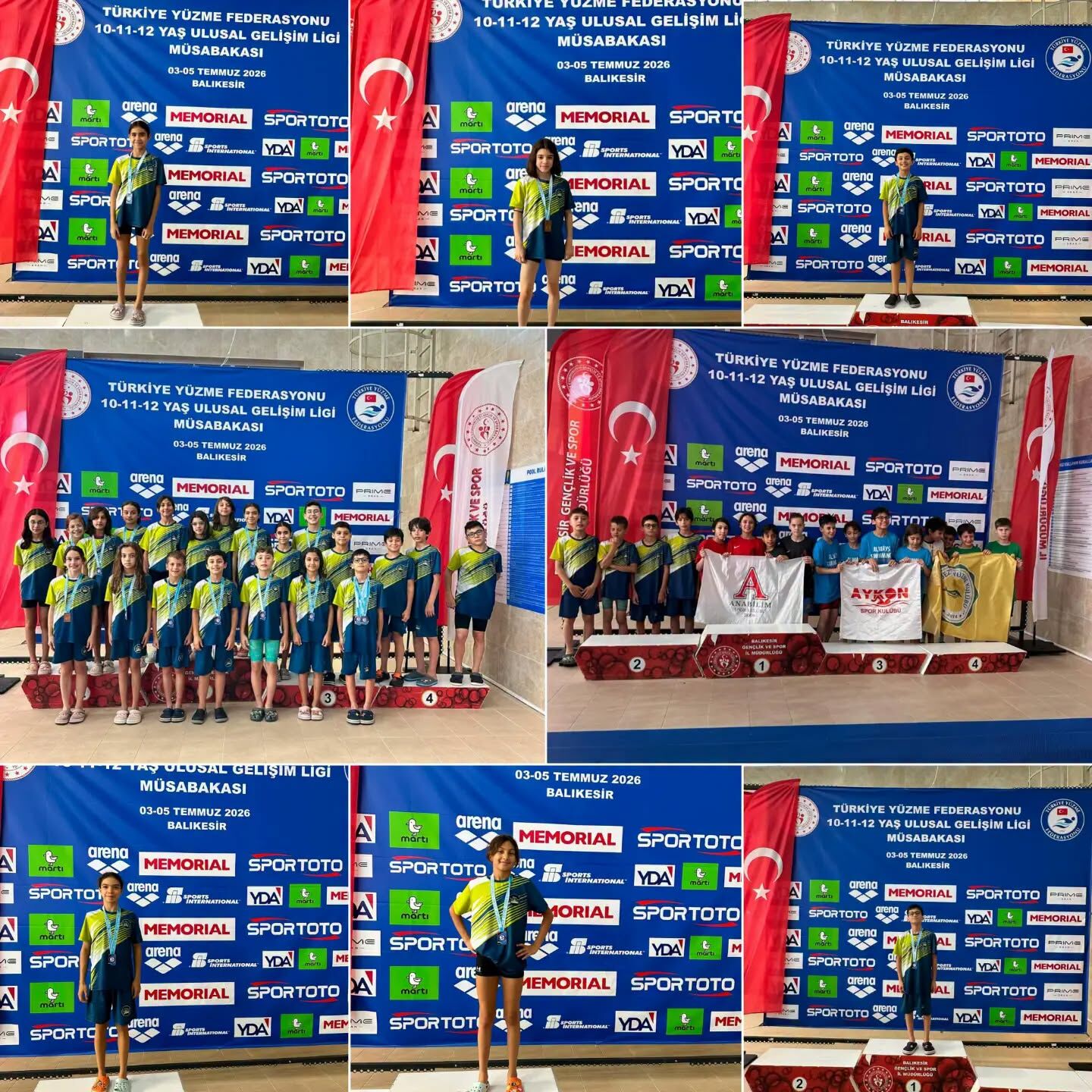 Manisalı yüzücülerden Balıkesir'de büyük başarı!-1