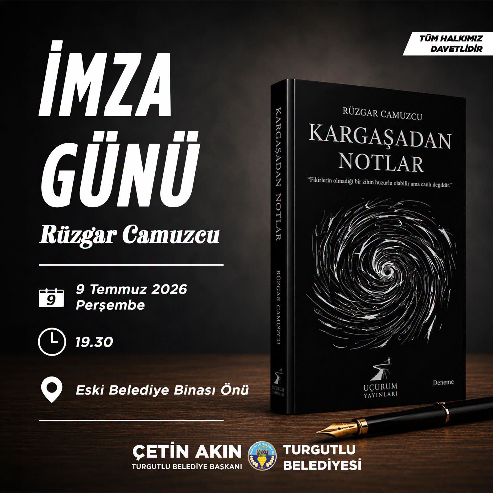 Turgutlulu yazar’dan imza günü buluşması