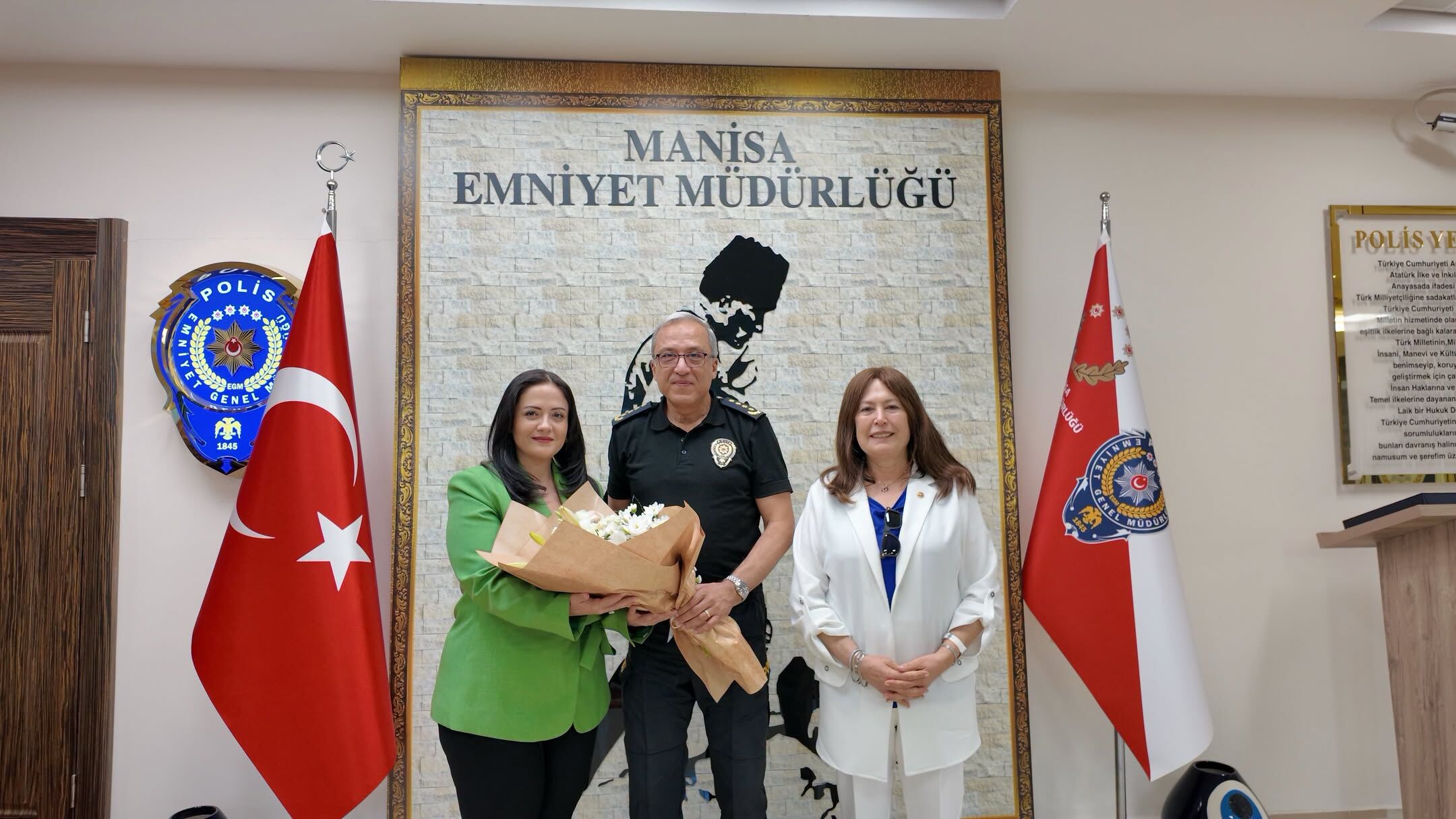 Şenol Sunat’tan Emniyet Müdürü Adnan Karayel’e ziyaret!
