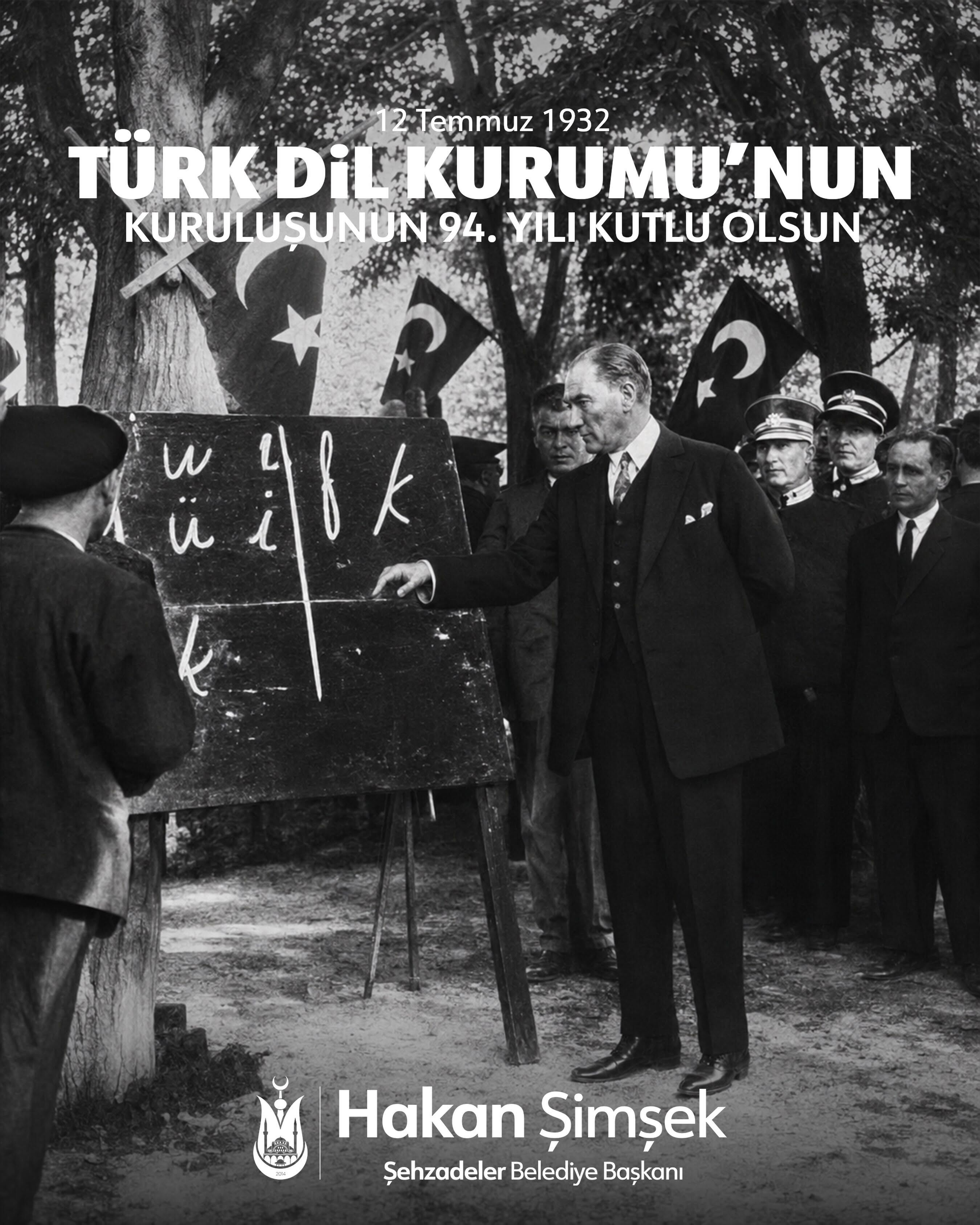 Şehzadeler Belediye Başkanı Hakan Şimşek’ten TDK Mesajı: