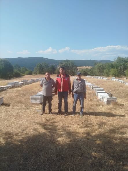 Gördes’te arıcılara hafta sonu saha ziyareti