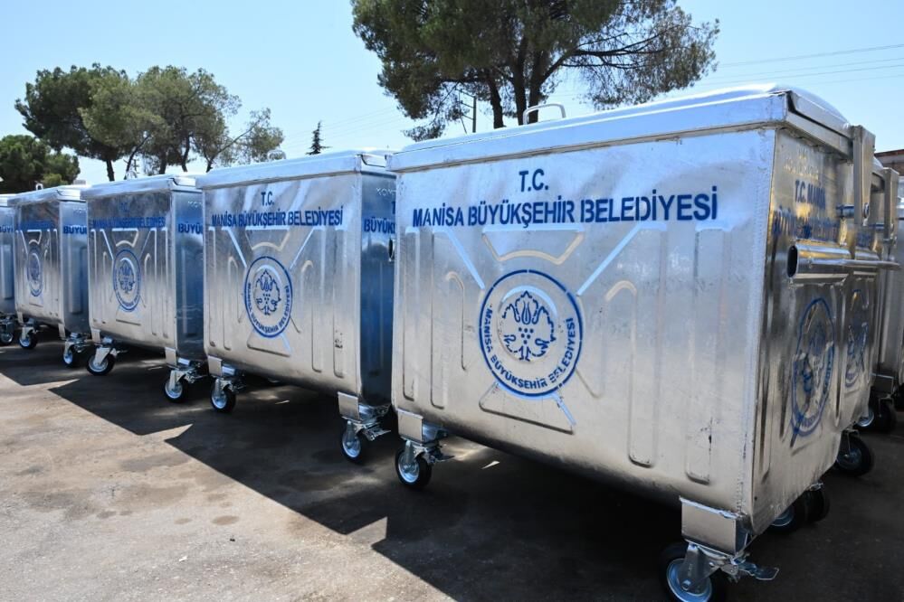 Büyükşehir'de 17 ilçeye konteyner desteği!
