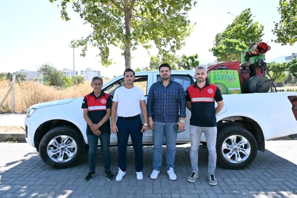 Manisa Büyükşehir'den halk sağlığı için kesintisiz ilaçlama mesaisi