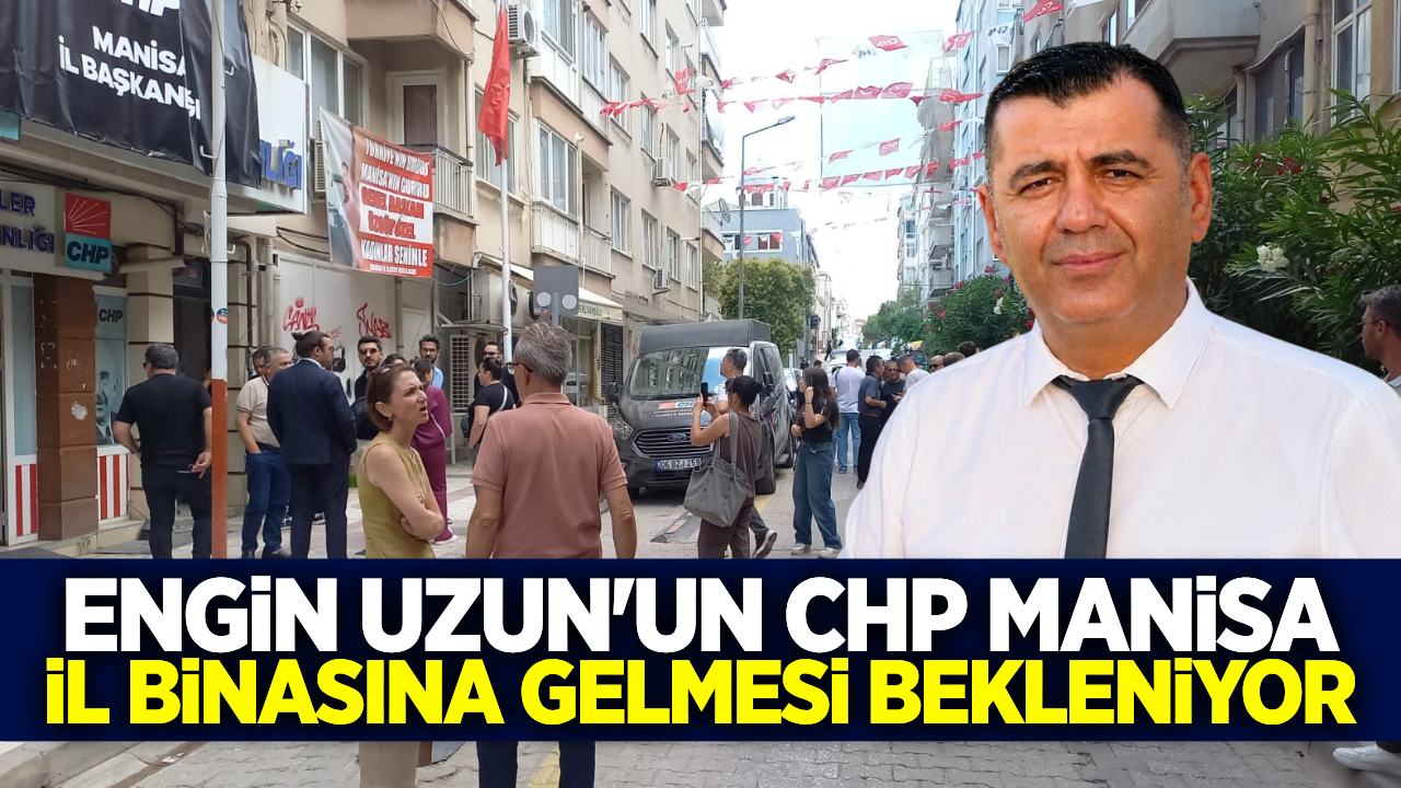Manisa CHP İl Başkanlığı önünde hareketli dakikalar!
