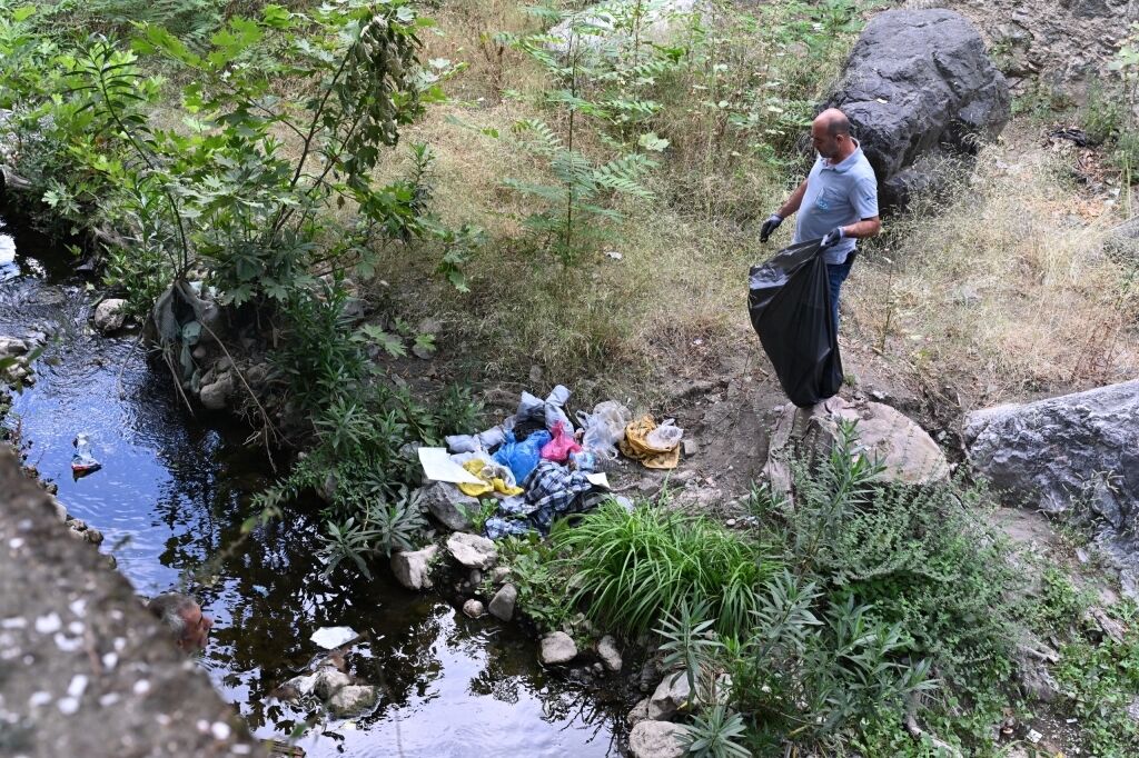 Manisa'da Çaybaşı Deresi'nde Temizlik Seferberliği! (3)