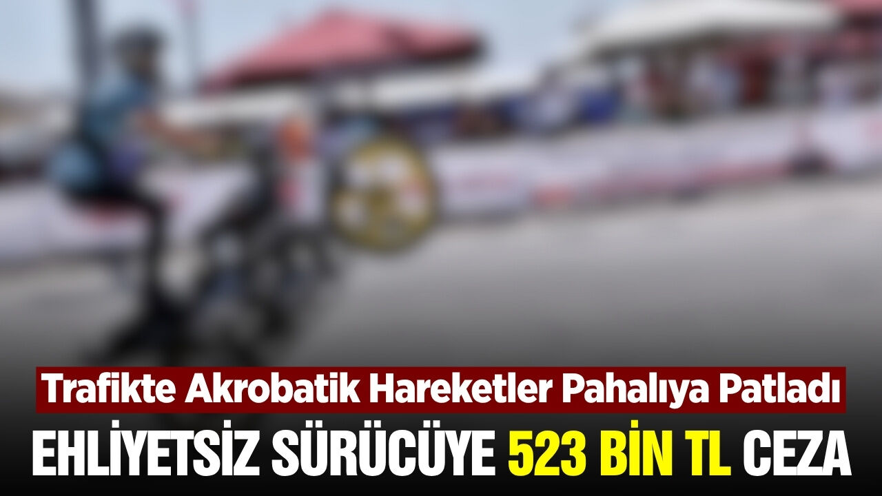 Manisa'da "Dur" İhtarına Uymayan Sürücüye Ceza Yağdı! Motosikletine El Konuldu