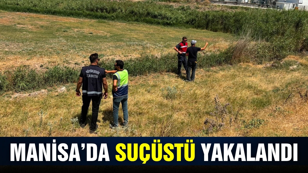 Manisa'da kaçak foseptik deşarjı suçüstü yakalandı