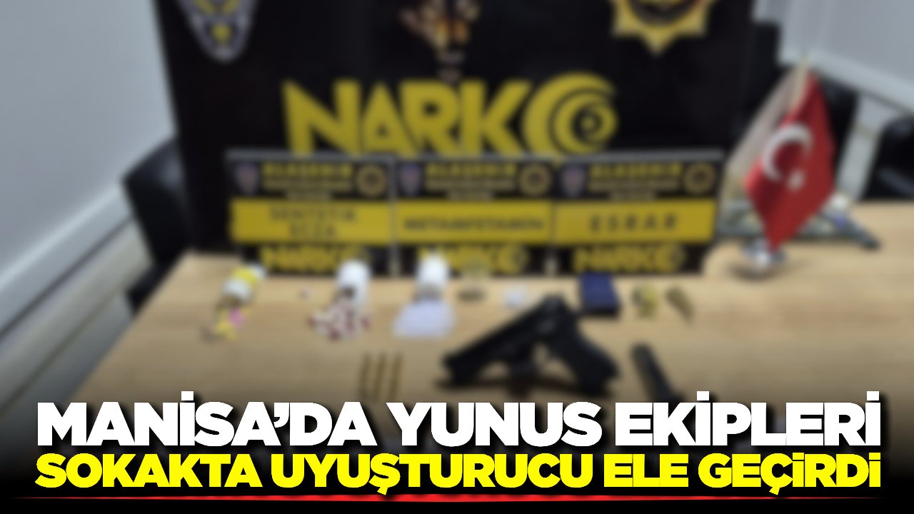 Manisa'da şüpheli şahsın üzerinden uyuşturucu çıktı