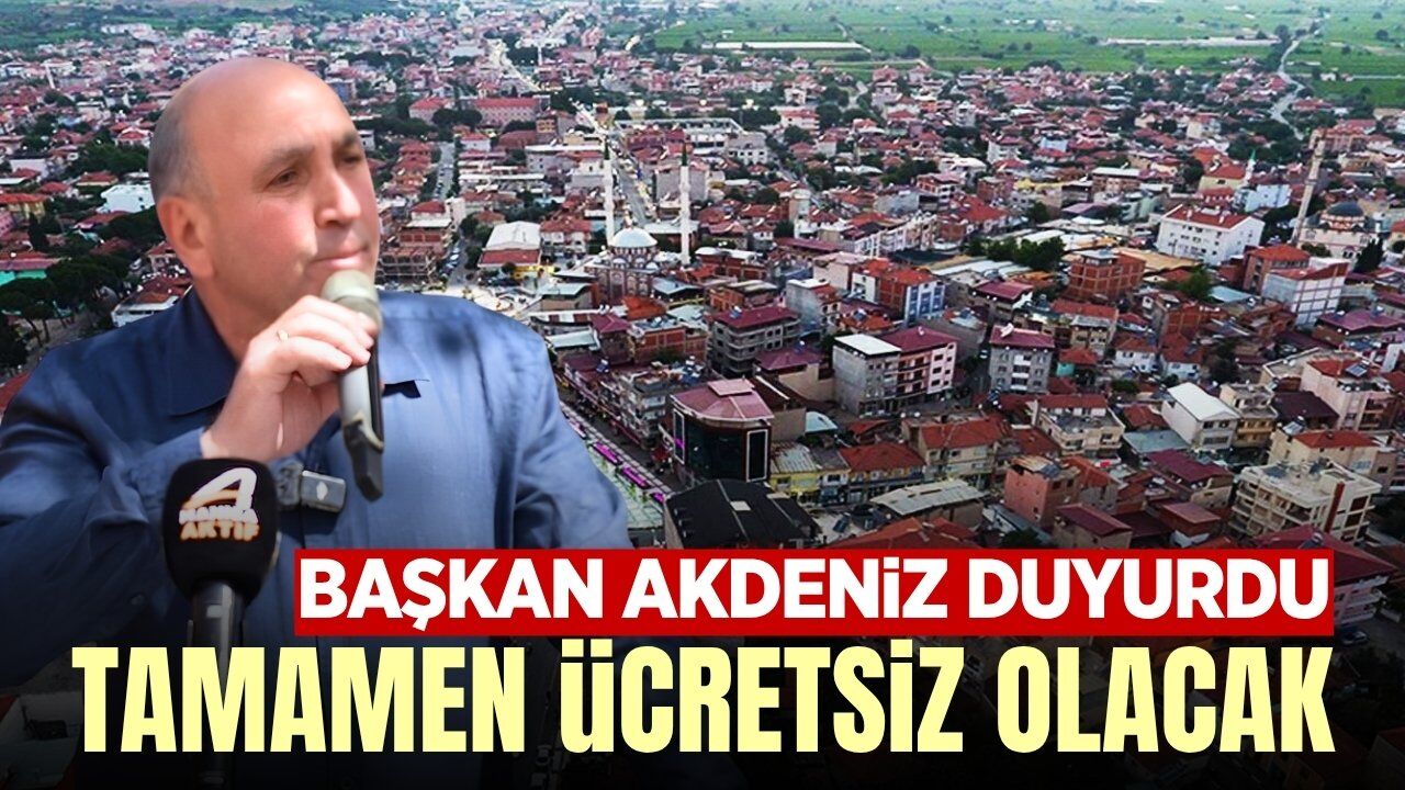 Sarıgöl Belediyesi Duyurdu: Tamamen Ücretsiz Olacak