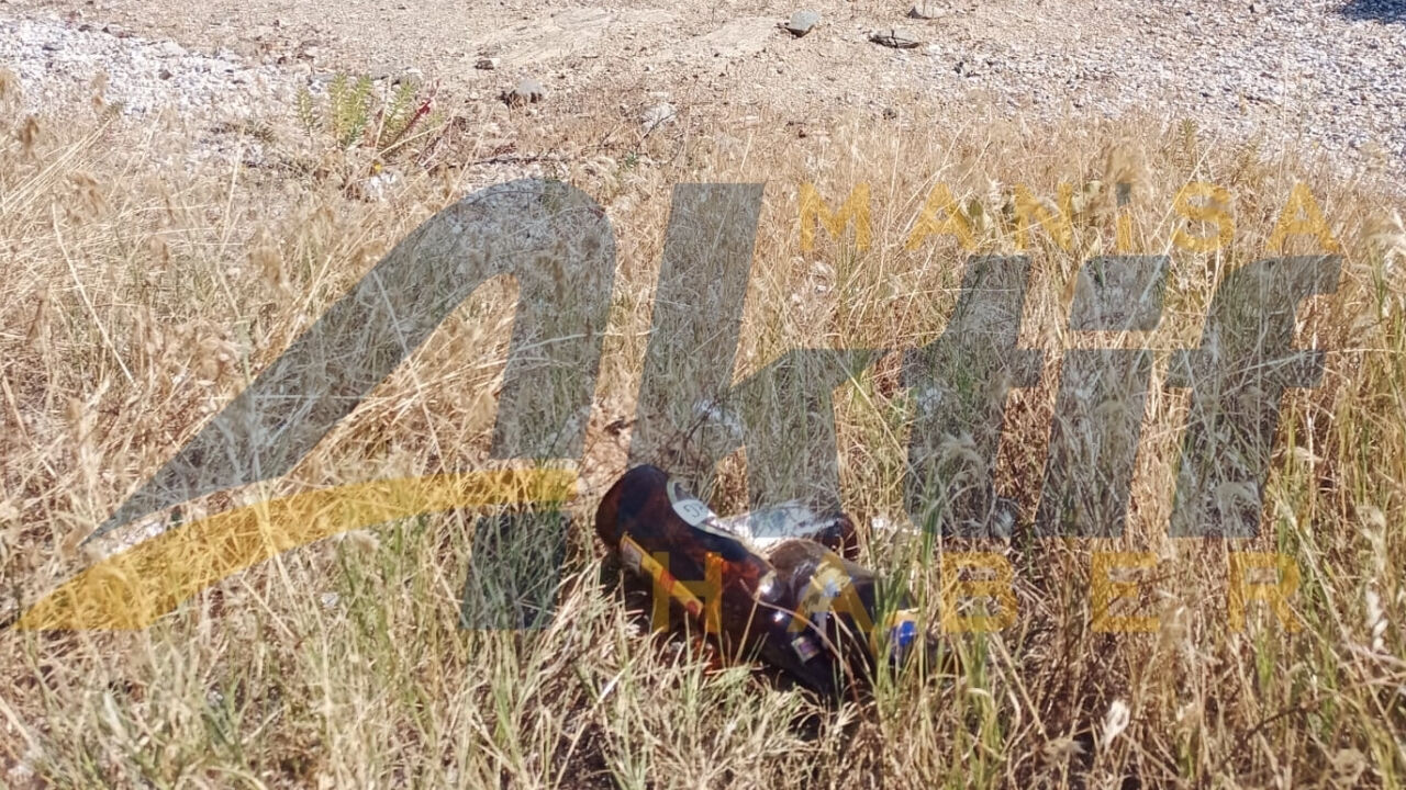 Sarıgöl'de Yangın Bölgesinde Tepki Çeken Görüntü