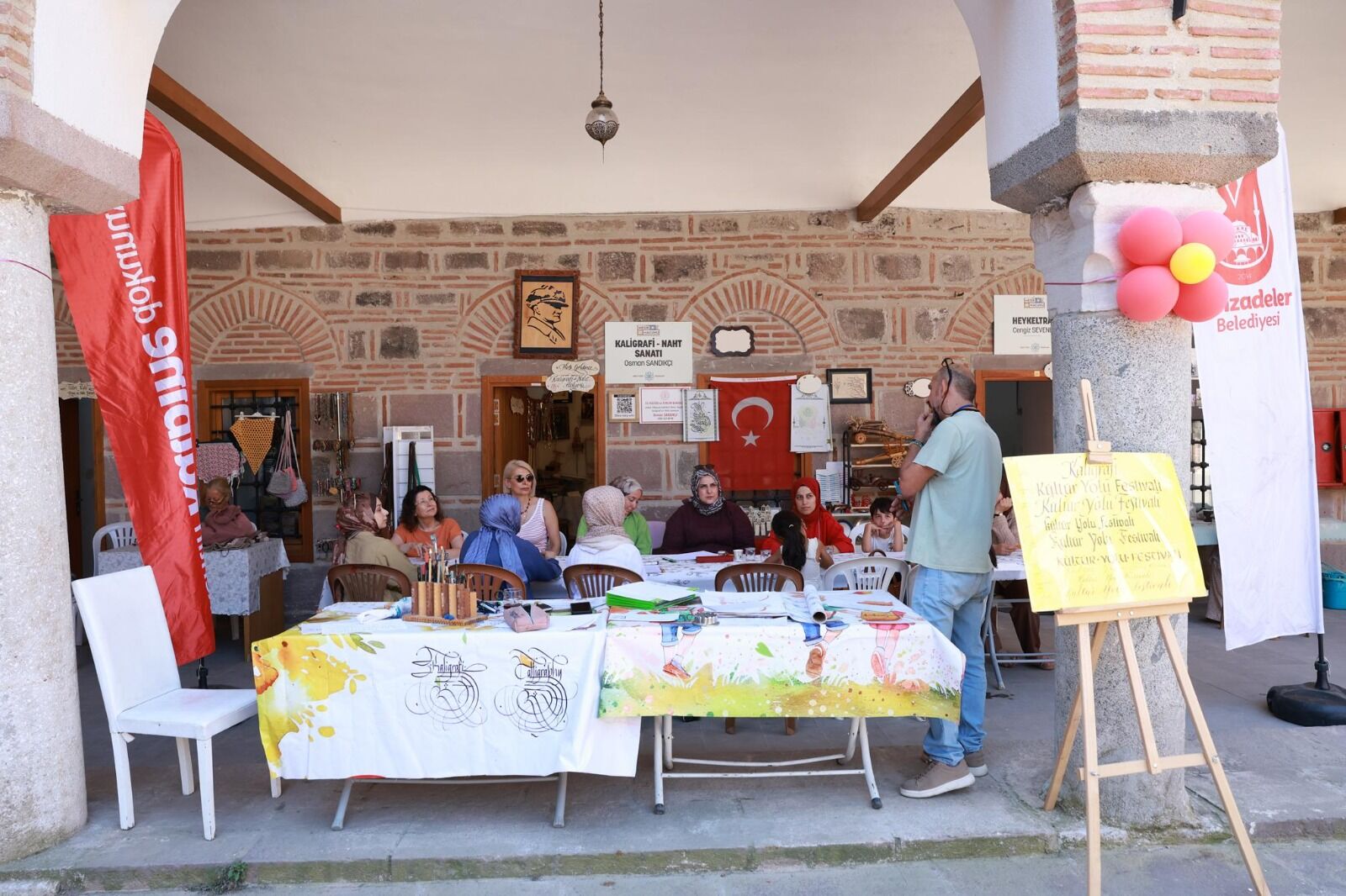 Tarihi Kurşunlu Han'da Kaligrafi (1)